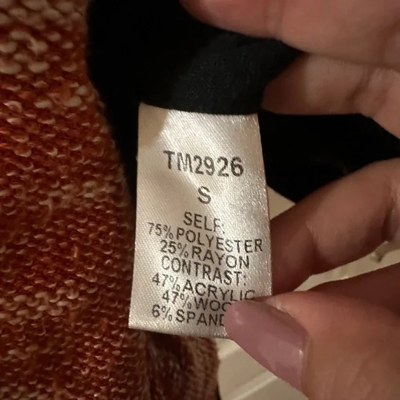 Maeve by Anthropologie black red and cream mixed media color block dress size S - Picture 4 of 4